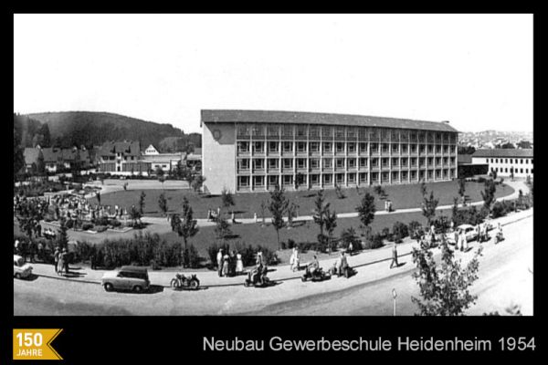 Neubau Gewerbeschule Heidenheim 1954